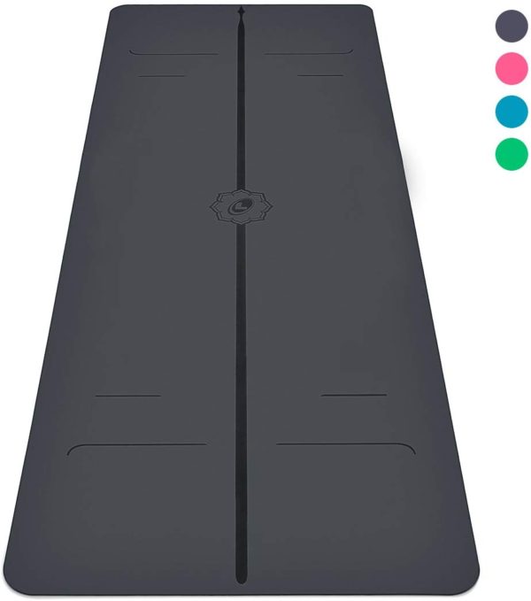 Liforme Evolve Yoga Mat - The World's Best Eco-Friendly, Non Slip Yoga Mat with The Original Unique Alignment Marker System. Biodegradable Mat Made with Natural Rubber & A Warrior-Like Grip
