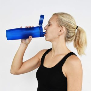 Hidrate Spark 2.0 Smart Water Bottle (Royal Blue) - Tracks Water Intake & Glows to Remind You to Stay Hydrated
