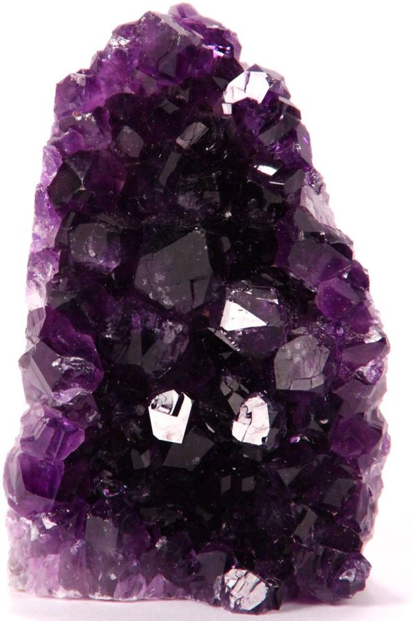 AMETHYST Cluster (1 lb to 1.5 lbs) Own a larger piece of this beautiful purple crystal cluster. Expand your collection! An exclusive offering of Superior Specimens. Plus, BONUS Selenite wand!