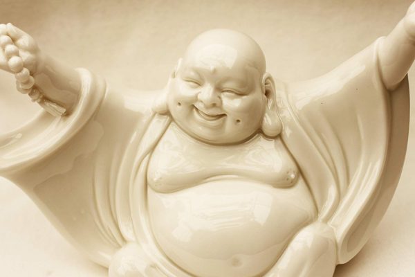 Noble Laughing Buddha Figurine is Lucky Buddha Statue