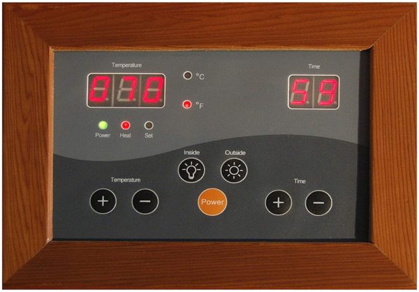 Radiant Saunas 4-Person Cedar Infrared Sauna with 9 Carbon Heaters, Chromotherapy Lighting, Oxygen Ionizer, Music System - Image 3