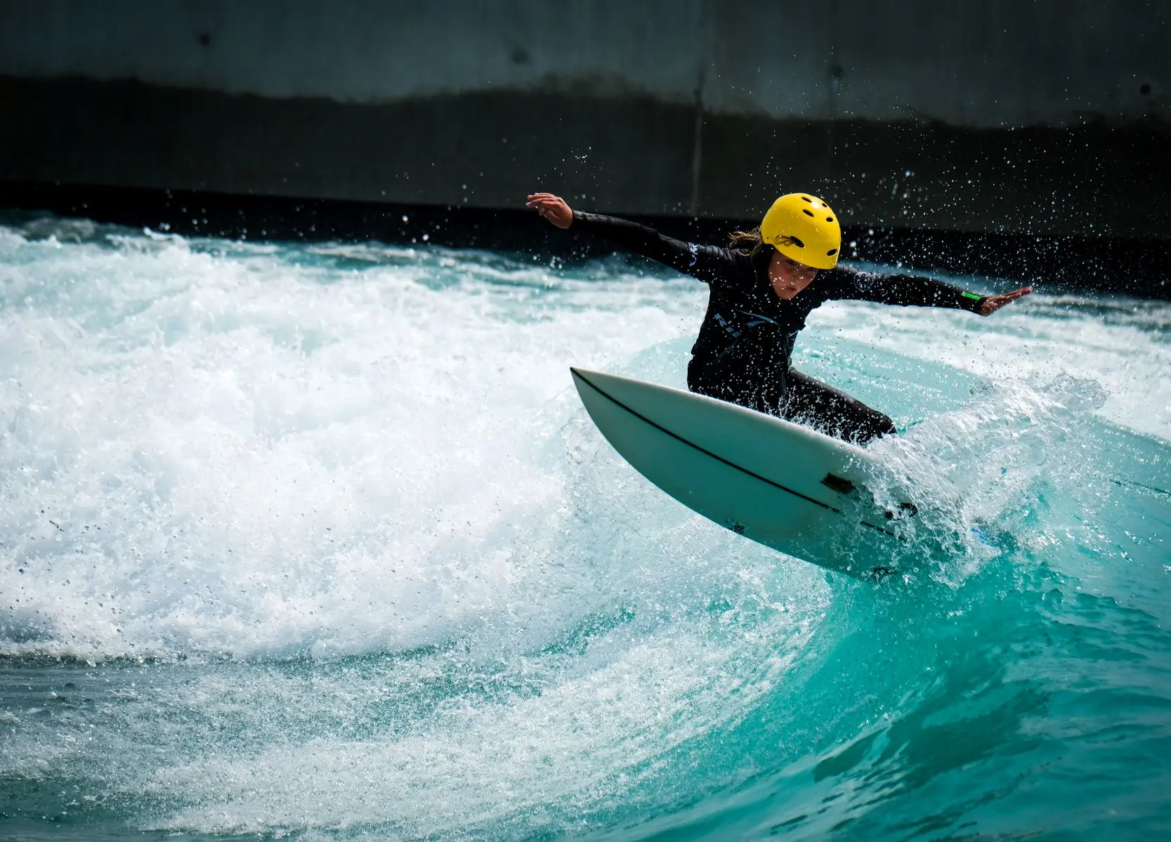 Surfer on a Wave