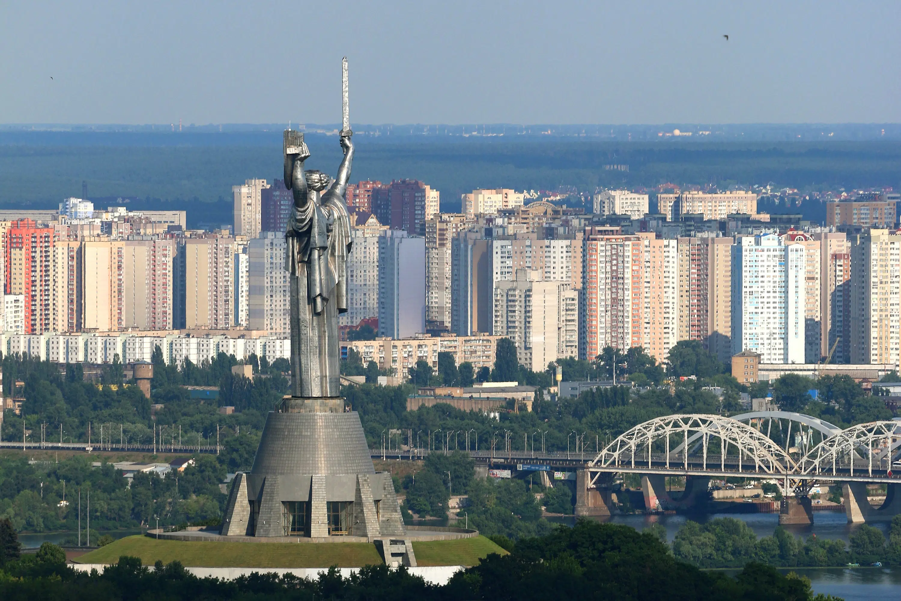 Picture of downtown Kyiv